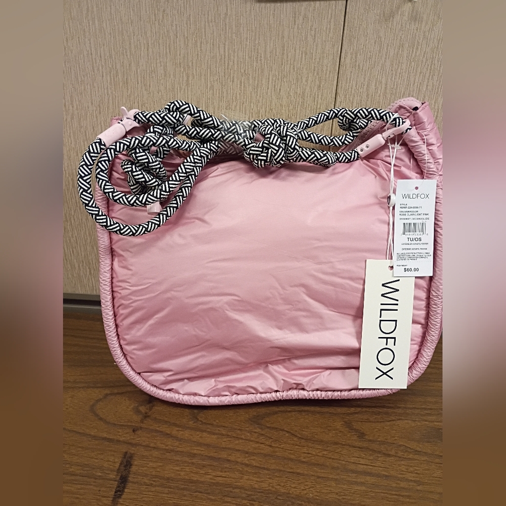 NWT Wildfox Puffer Pink Crossbody Purse Bag - Picture 6 of 10